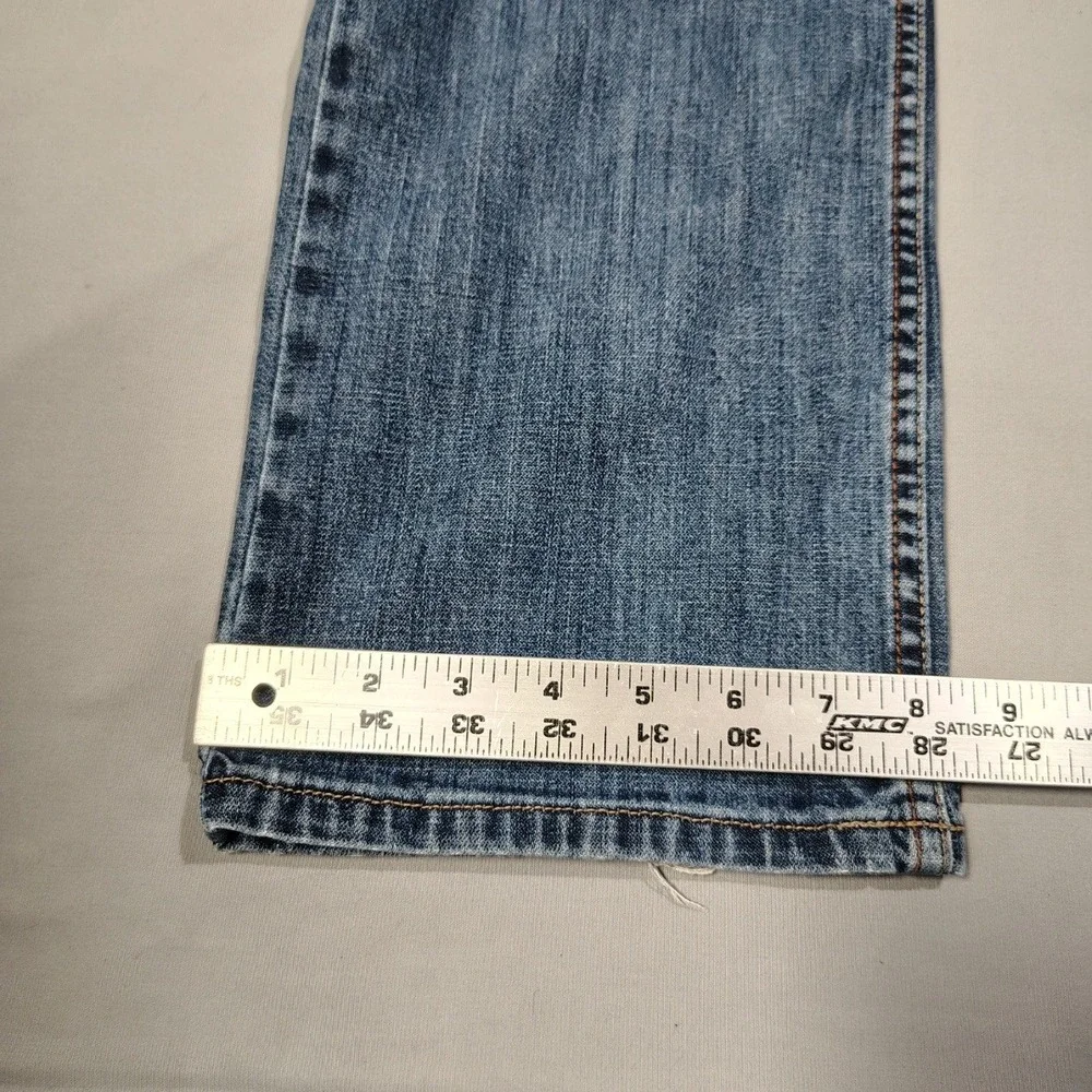 Cinch Jeans Mens 29x38 Silver Label Performance Stonewash Slim Fit Distressed